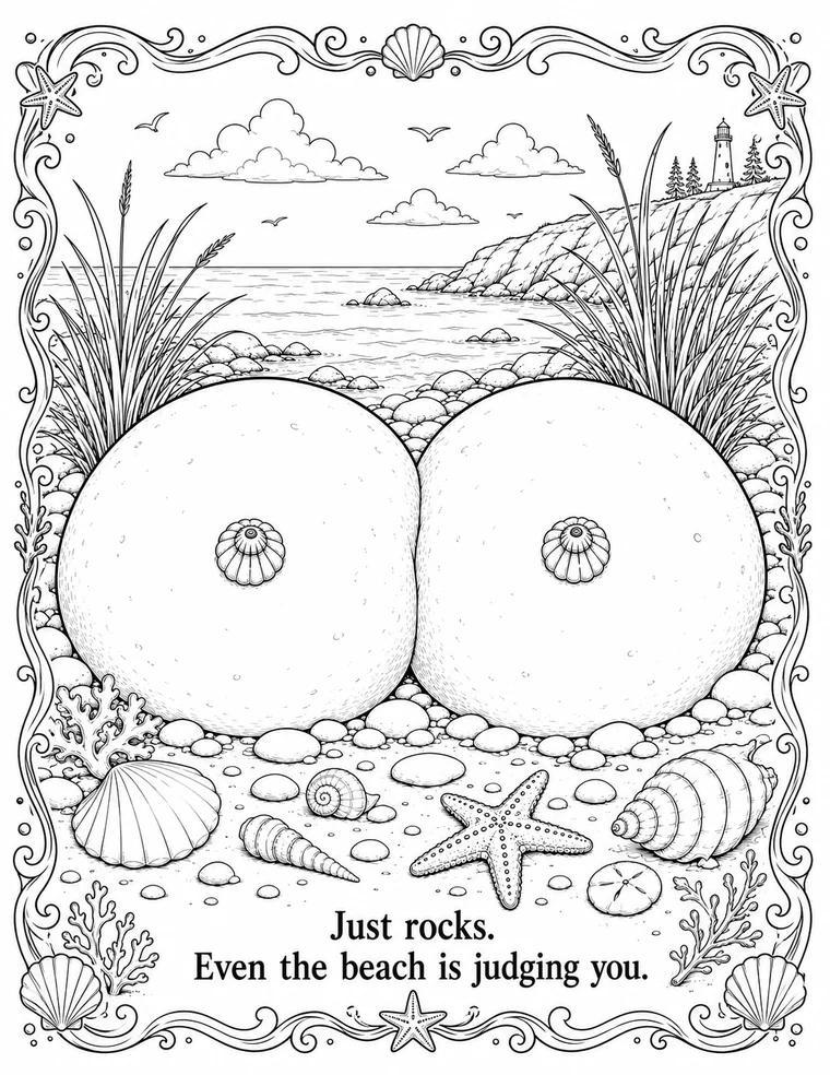 Free Just Rocks coloring sheet preview